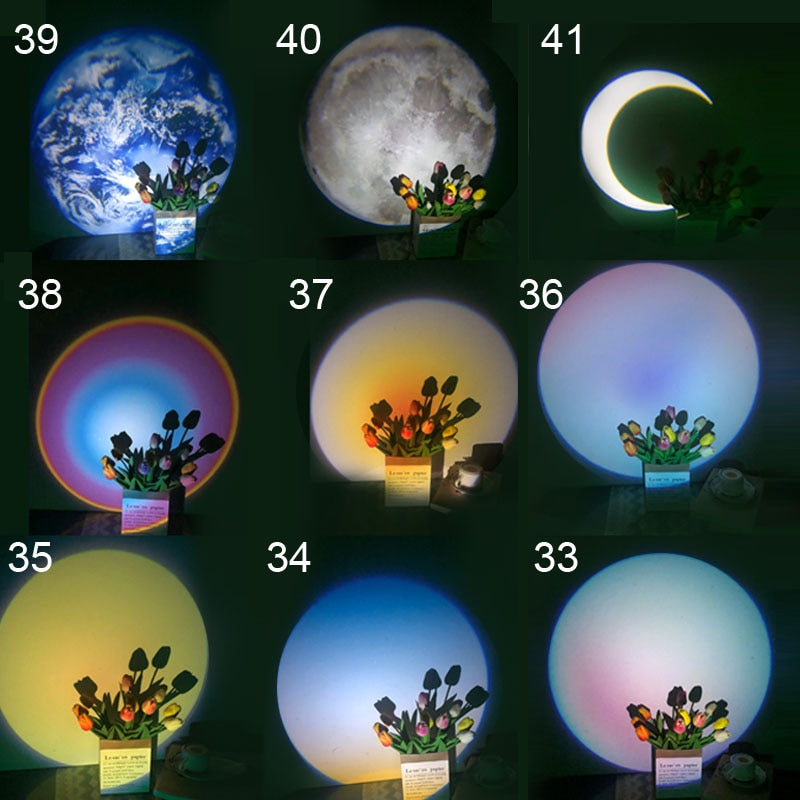 Mini Moon Projector Atmosphere Lamp