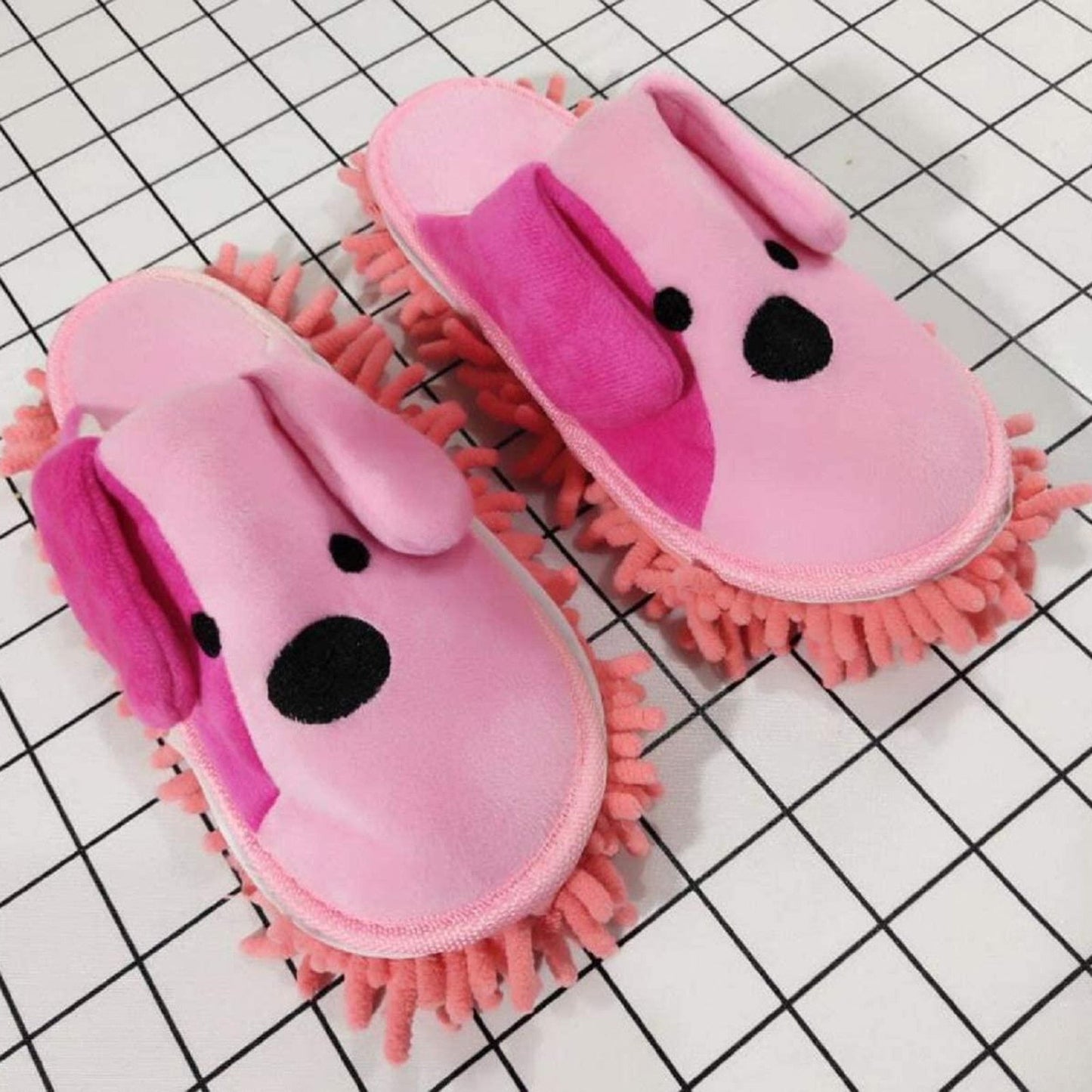 Home Helper Dust Cleaner Mop Slippers