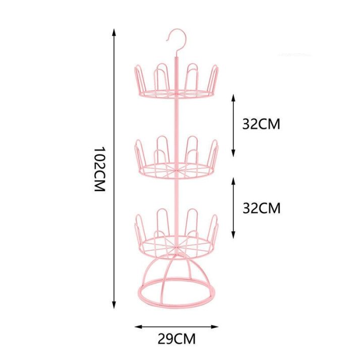 Circular Space Saving Shoe Rack Organizer