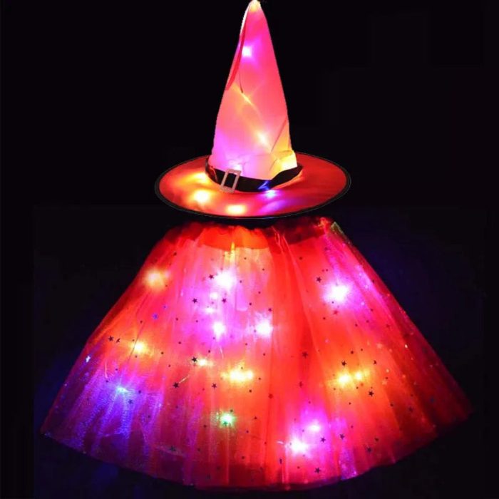 Glow Witch Luminous Kids Costume
