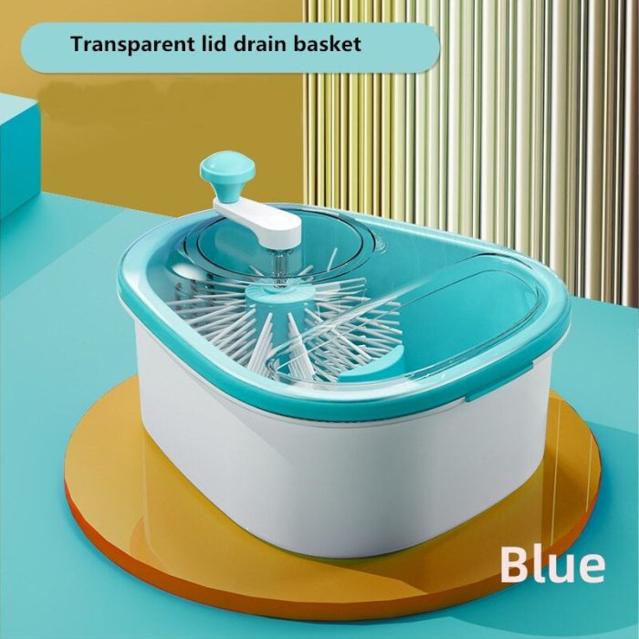 Manual Fruit Vegetable Washing Drainer Basket