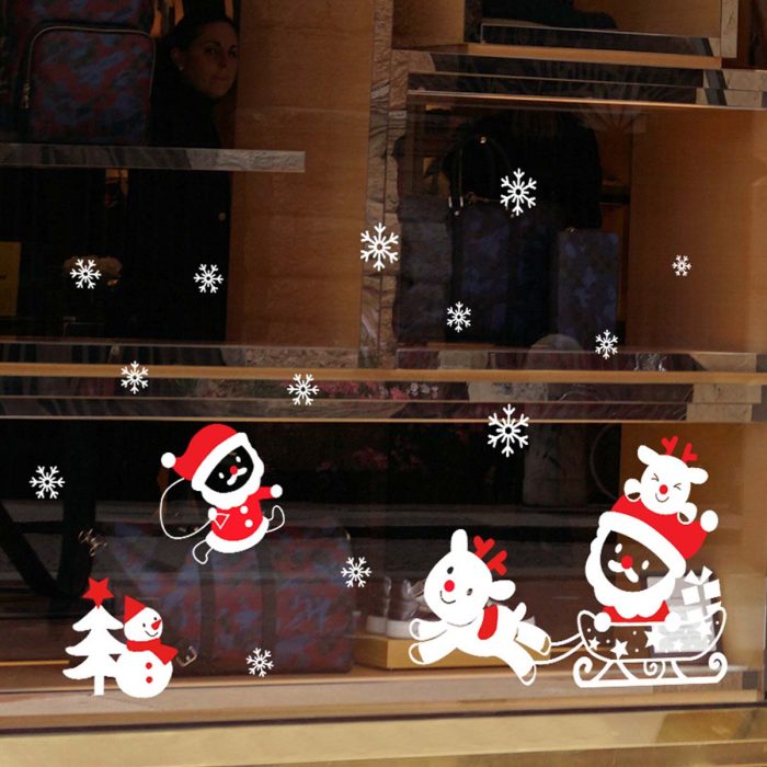 Jingle Bells Christmas Window Decorations