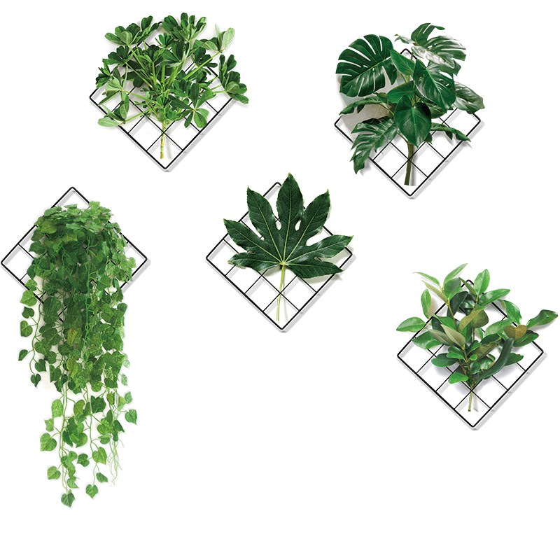 3D Nature Wind Green Plant Wall Sticker - UTILITY5STORE