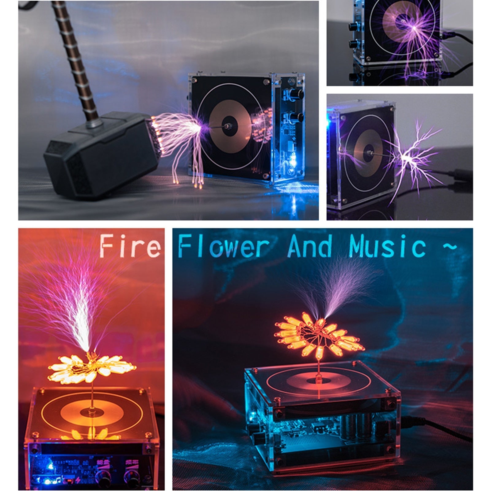 Wireless Tesla Coil High-Frequency Lighting Speaker - UTILITY5STORE