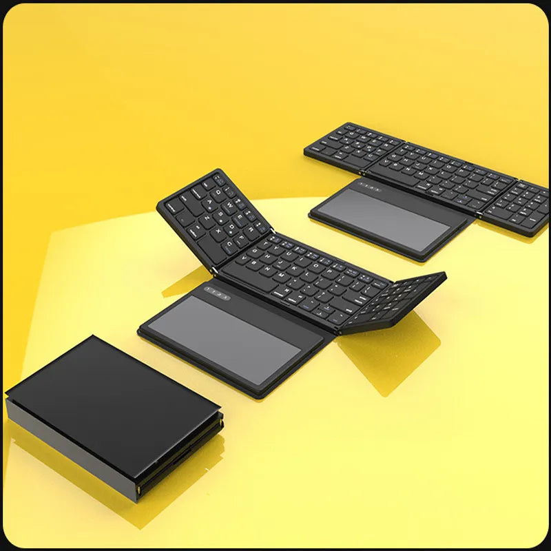 Foldable Mini Wireless Touchpad Keyboard