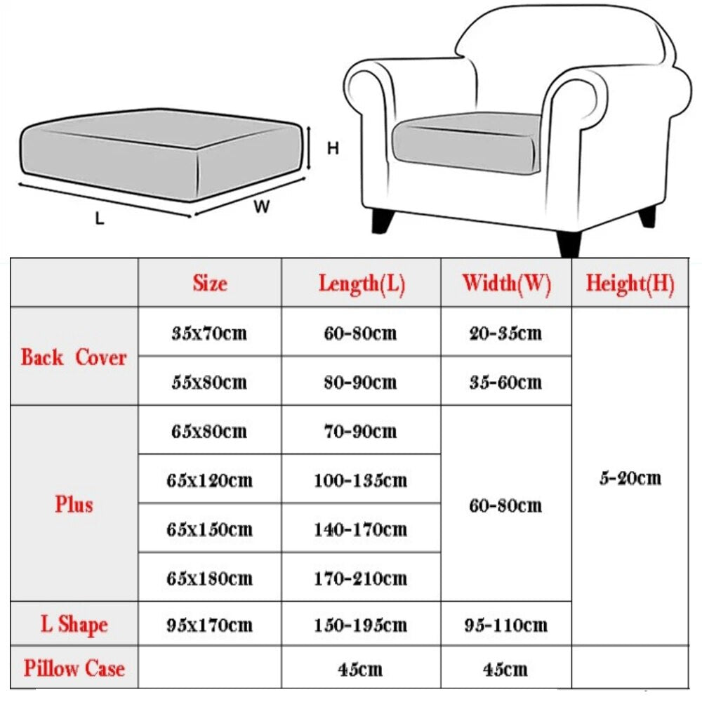 Elastic Stretch Comfy Sofa Cushion Cover