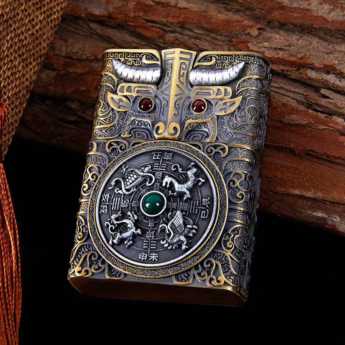 Heavy Armor Steel Spark Kerosene Lighter