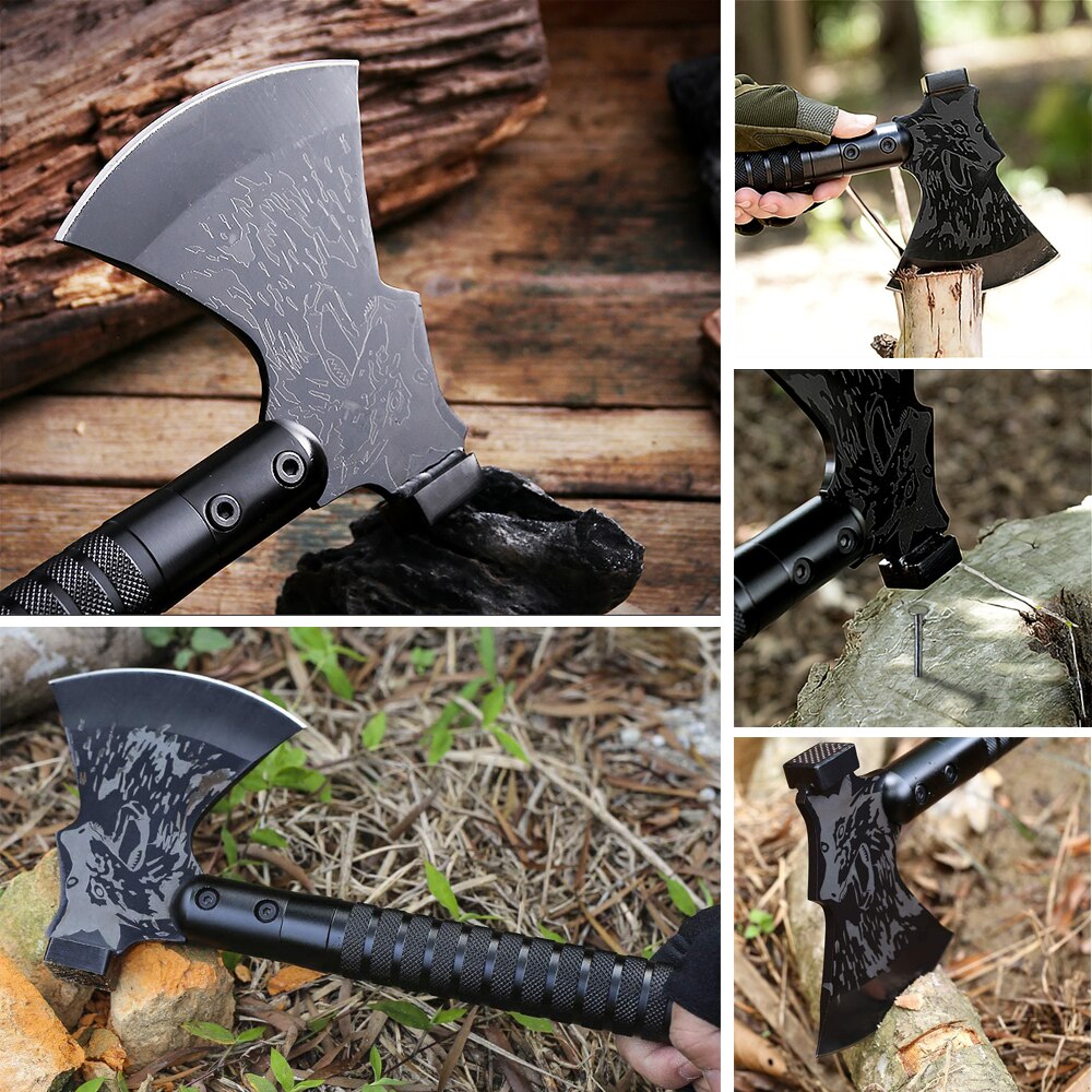 Multi-Gear Foldable Survival Camping Axe