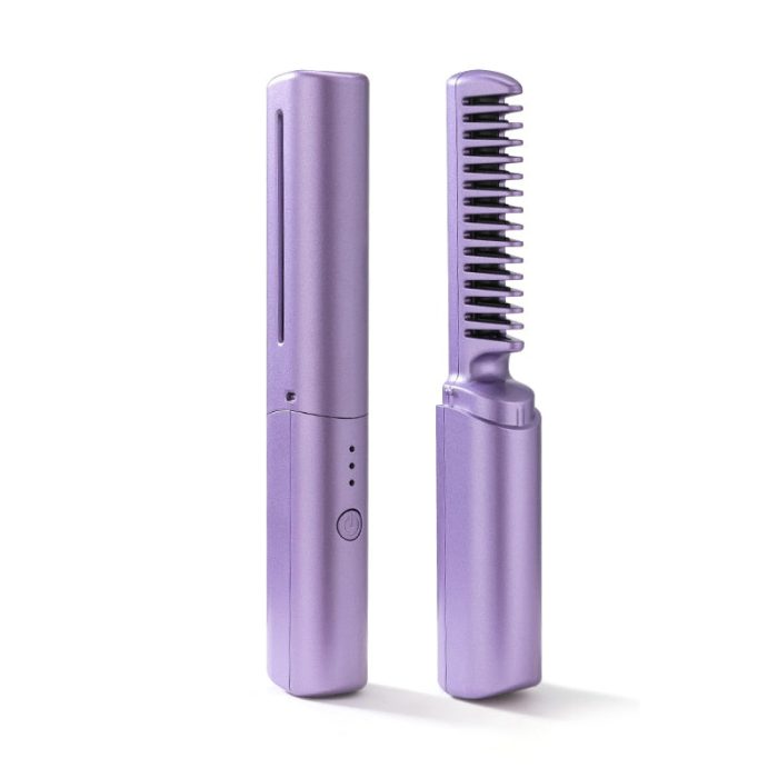 USB Powered Smart Heat Iron Comb Hair Straightener