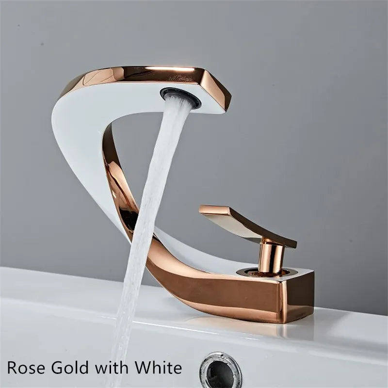 Nordic Arch Artistic Deck Mounted Faucet