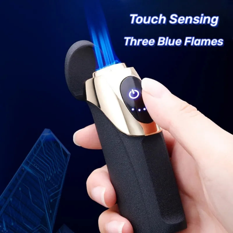 Tri Flame Touch Sense Electric Lighter