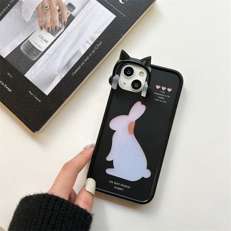 Fuzzy Bunny iPhone Cover Case