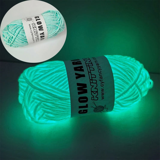 Sparkle Glow Luminous Knitting Yarn