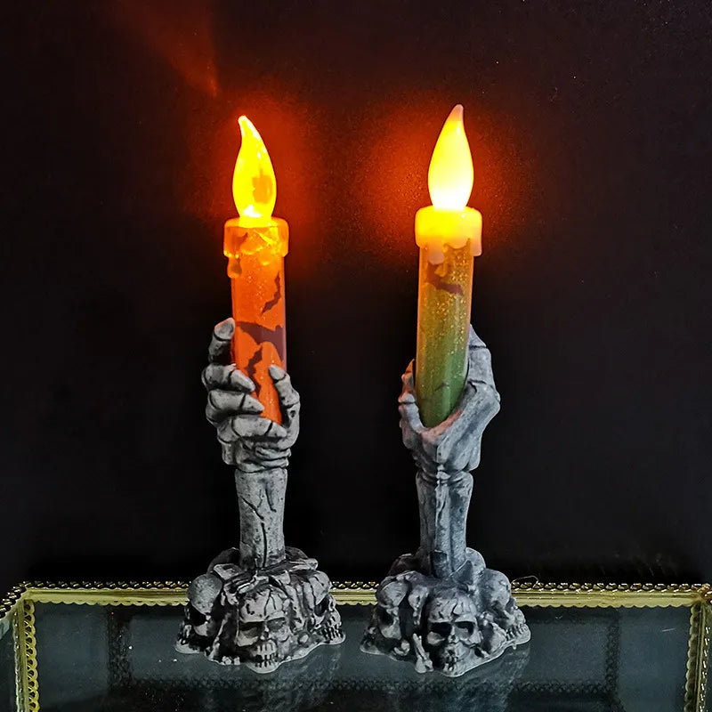 Skeleton Hand LED Candle