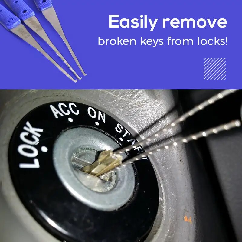Lock Fixer Car Broken Key Professional Repair Set