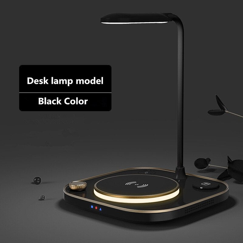 Glow Wireless Charger Station LED Desk Lamp