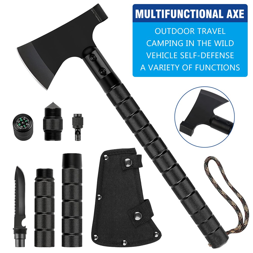 Multi-Gear Foldable Survival Camping Axe