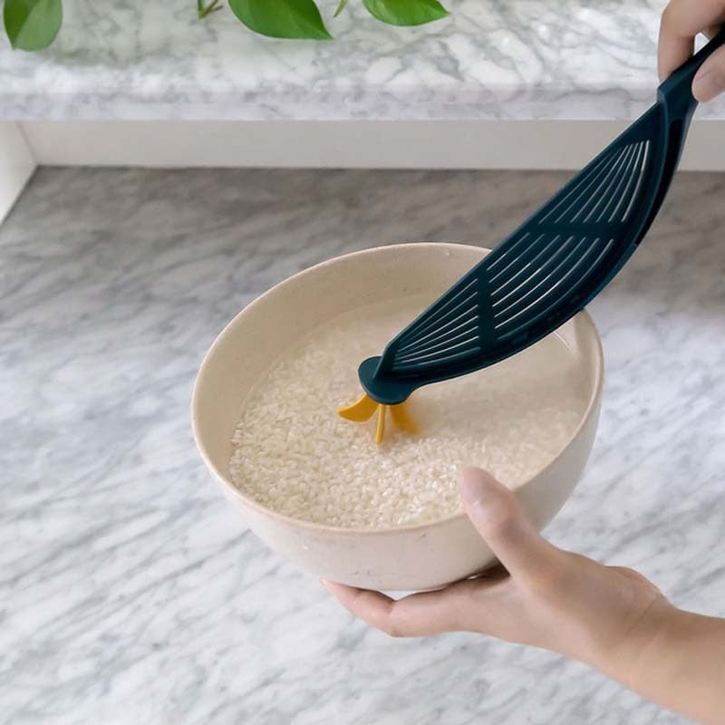 Rice Washing Multifunctional Drainer Spoon