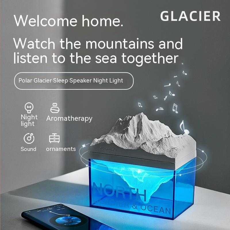 Iceberg Aromatherapy Bluetooth Speaker Night Lamp
