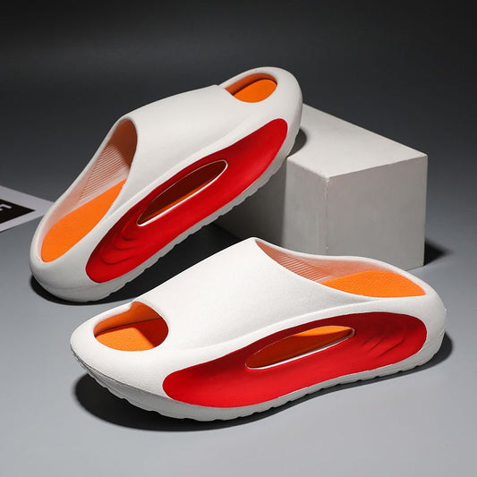 Hollow Out Futuristic Beach Slippers