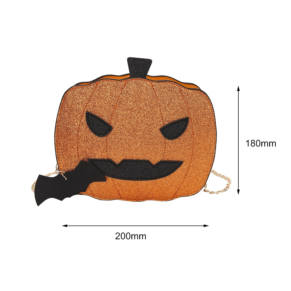 Pumpkin Shape Mini Shoulder Bag