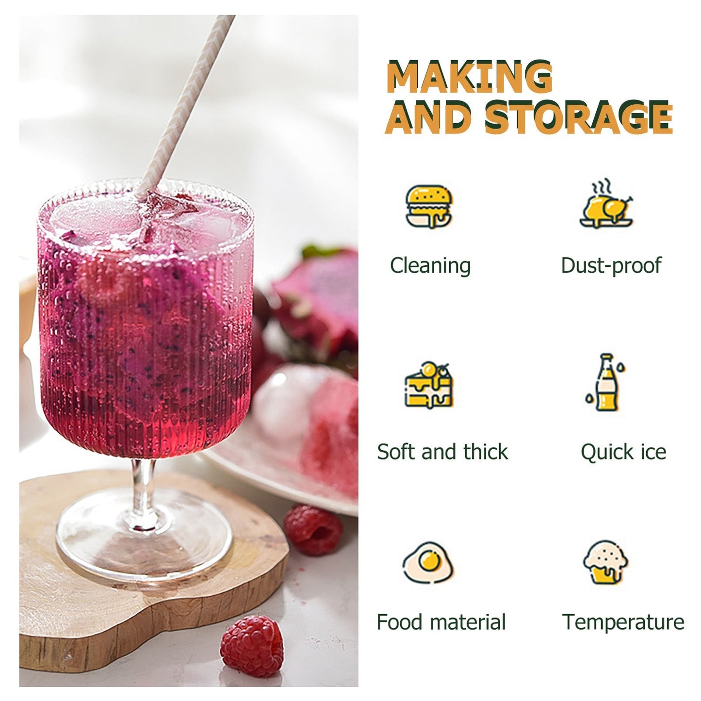 Stackable Ice Cube Maker Set