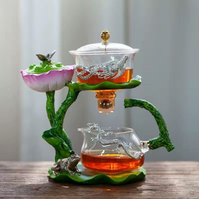 Mystic Lotus Incense Teapot