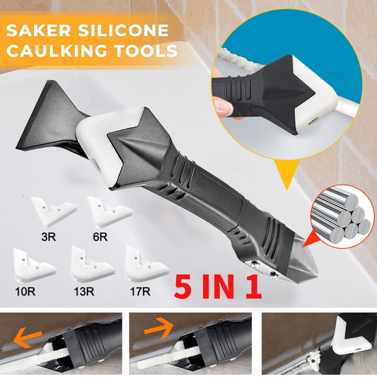 Complete 5-in-1 Silicone Scraper & Sealant Remover Kit - UTILITY5STORE