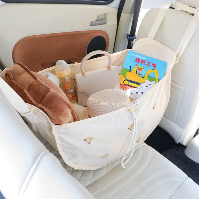 Hangable Car Back Seat Storage Hammock Bag