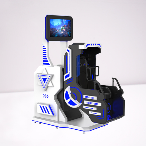 Futuristic 9D Virtual Reality Roller Coaster Simulator