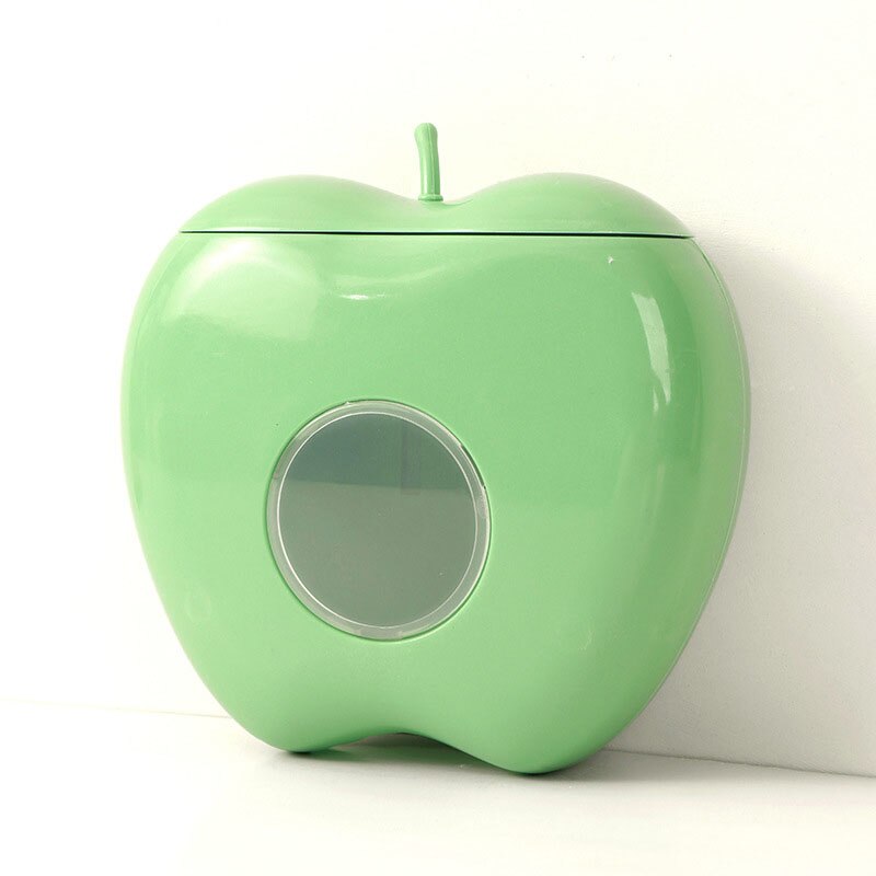 Apple Shaped Wall Mounted Disposable Plastic Wrap Container