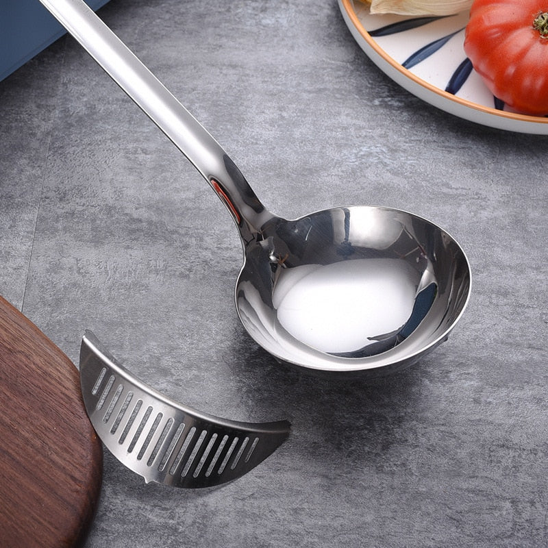 Long Handle Soup Strainer Spoon
