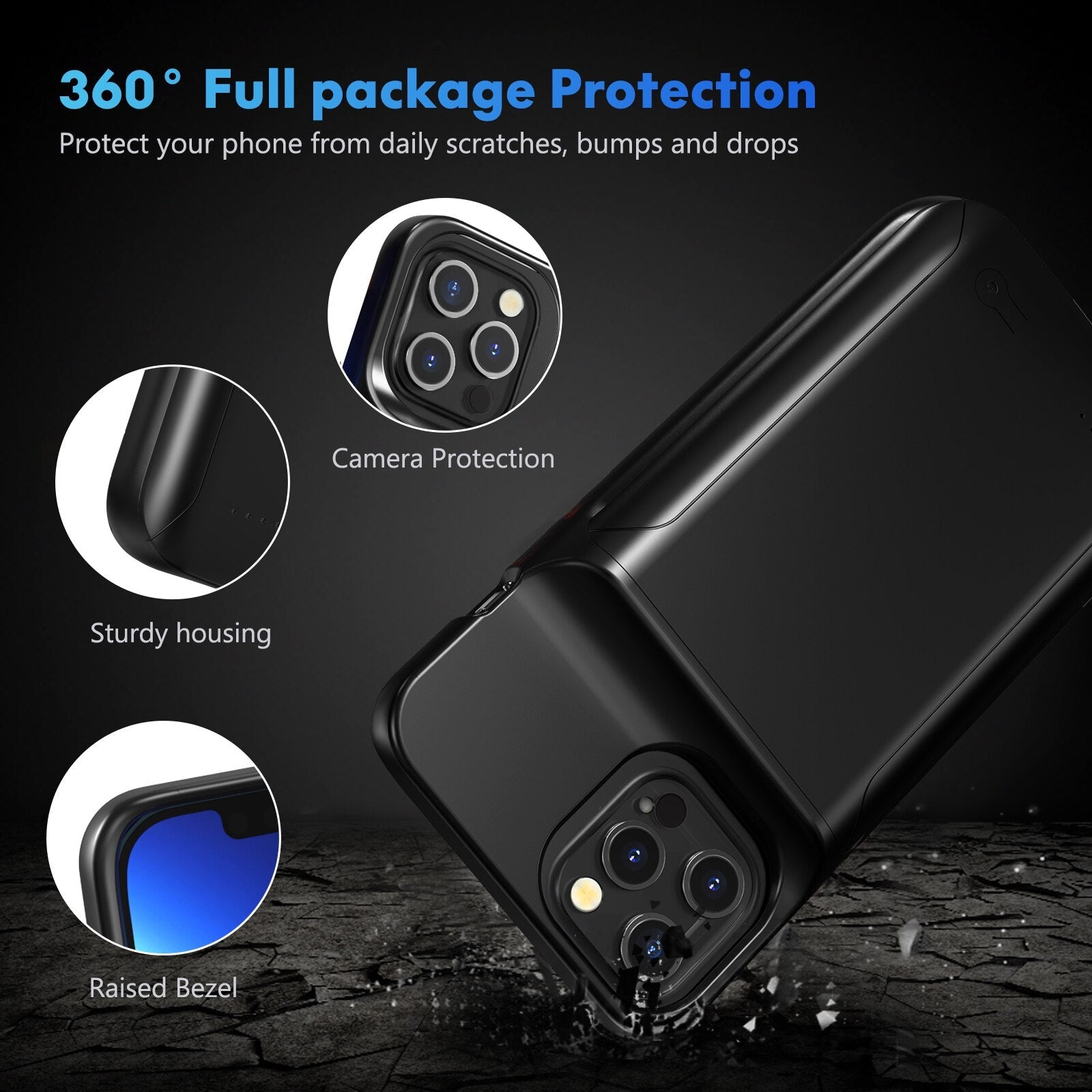 Power Bank Charging Armor Phone Case