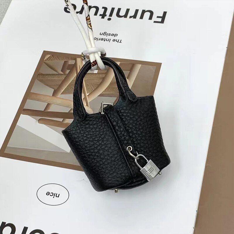 Cowhide Stylish Bag Airpods Case