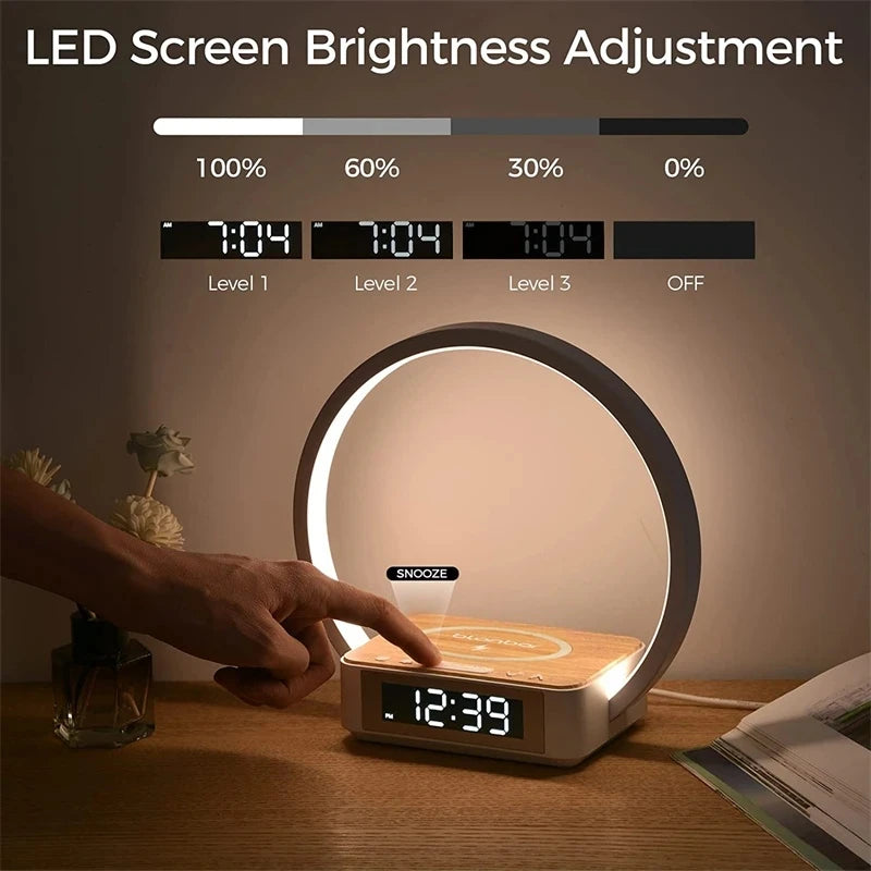 Night Circle Wireless Charger Interactive Lamp
