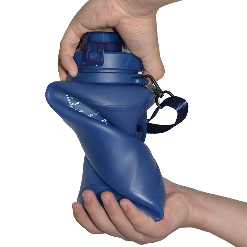 Indestructible Foldable Camping Water Bottle