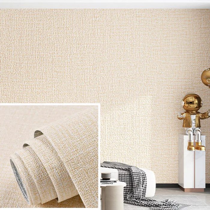 3D Linen Self-Adhesive Waterproof Wall Sticker - UTILITY5STORE