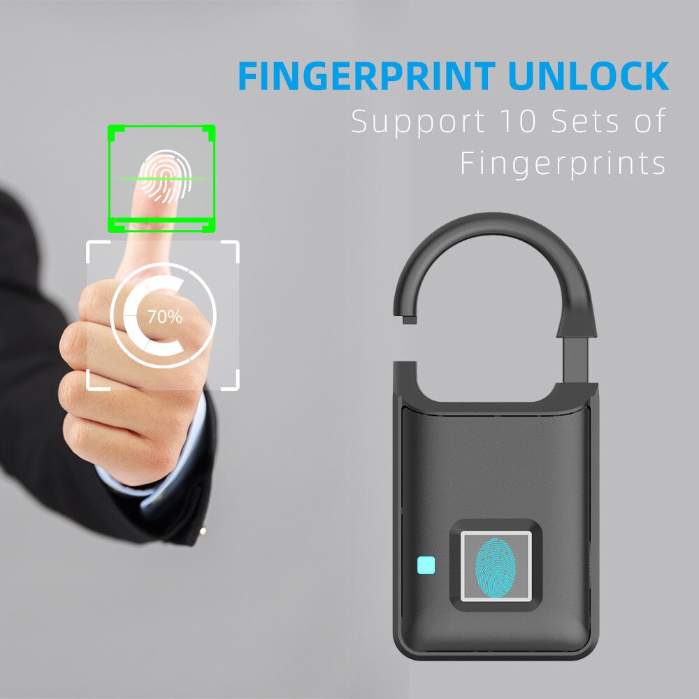 Touch Guard Smart Fingerprint Waterproof Secure Lock