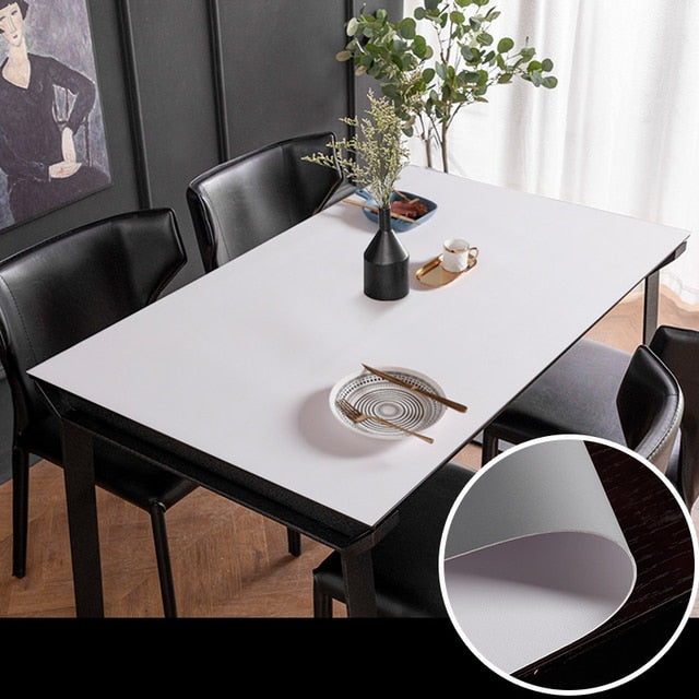 Nordic Minimalist Leather Waterproof Table Protector Mat