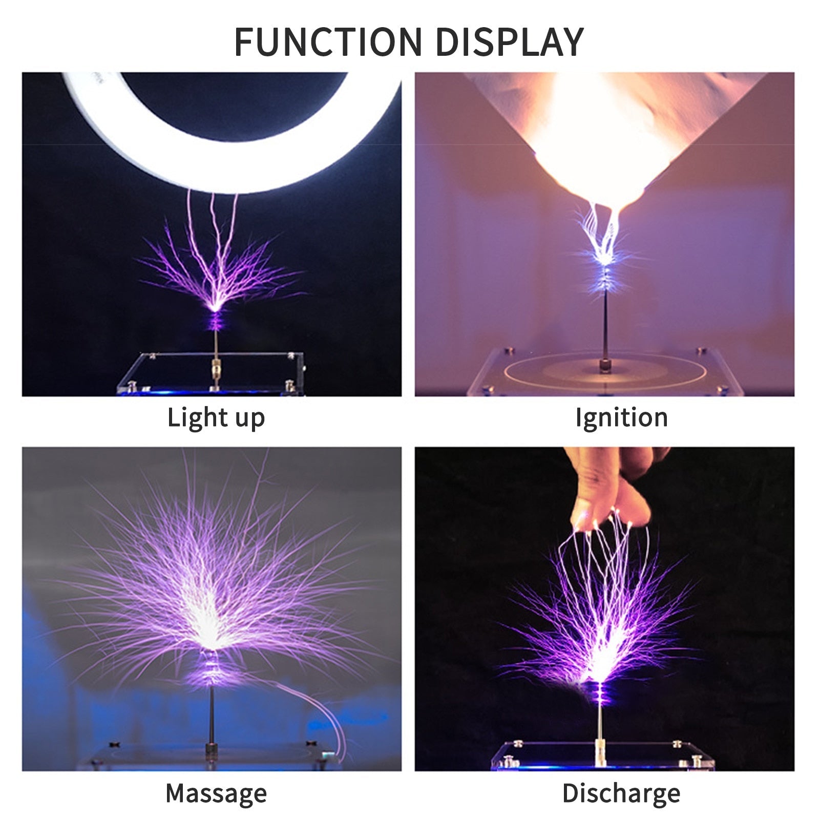 Wireless Tesla Coil High-Frequency Lighting Speaker - UTILITY5STORE