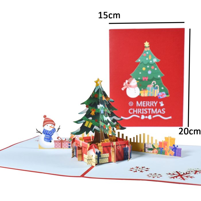 3D Pop-Up Cheerful Christmas Gift Cards - UTILITY5STORE