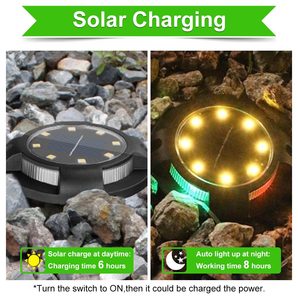 Eco Solar Colorful Garden Light