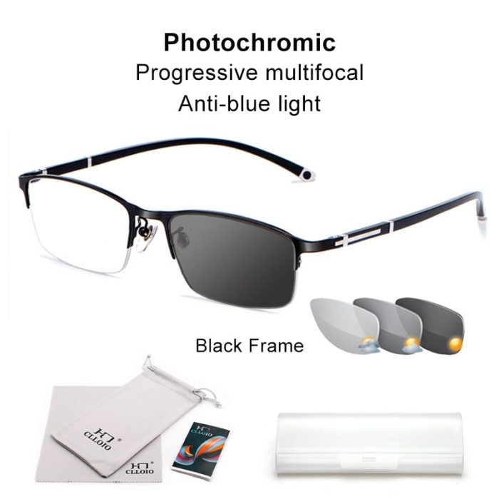 Progressive Multifocal  Anti-Blue Light Glasses