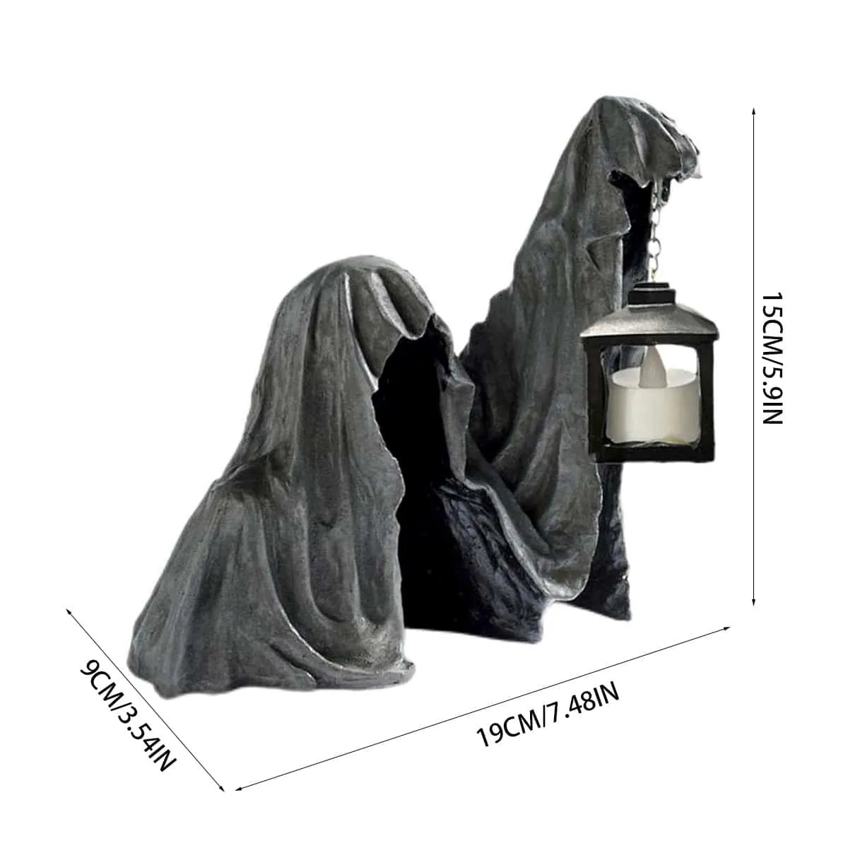 Mystic Silhouettes Ground Halloween Decor Lamp