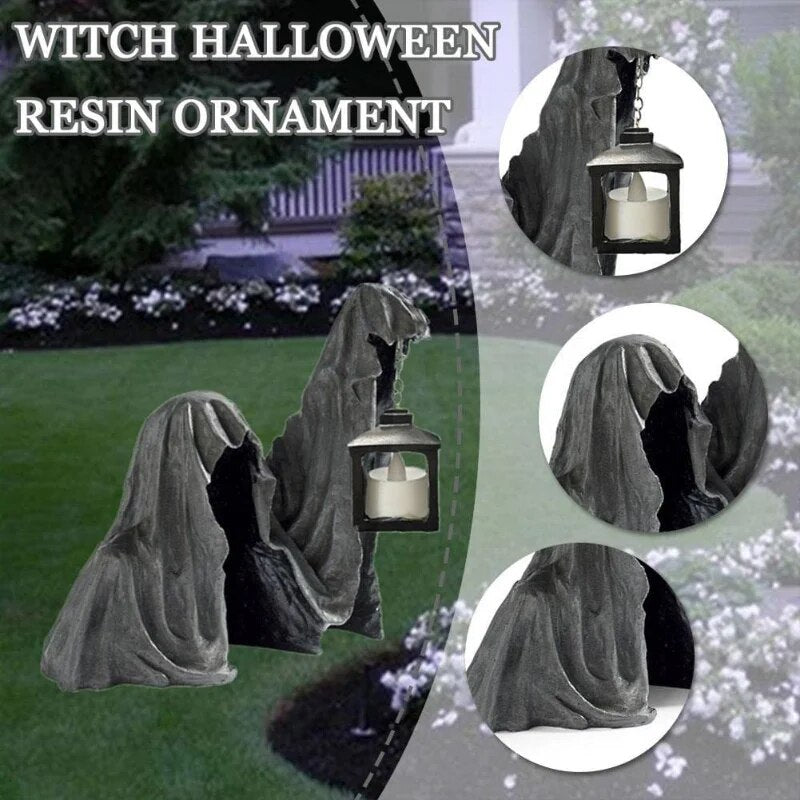 Mystic Silhouettes Ground Halloween Decor Lamp