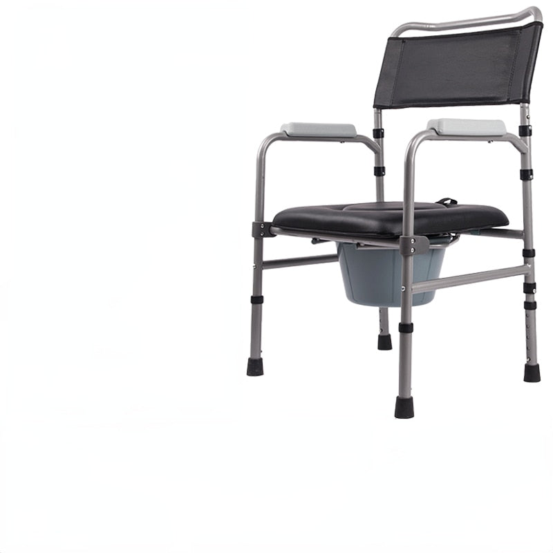 Elderly Helper Solid Toilet Chair