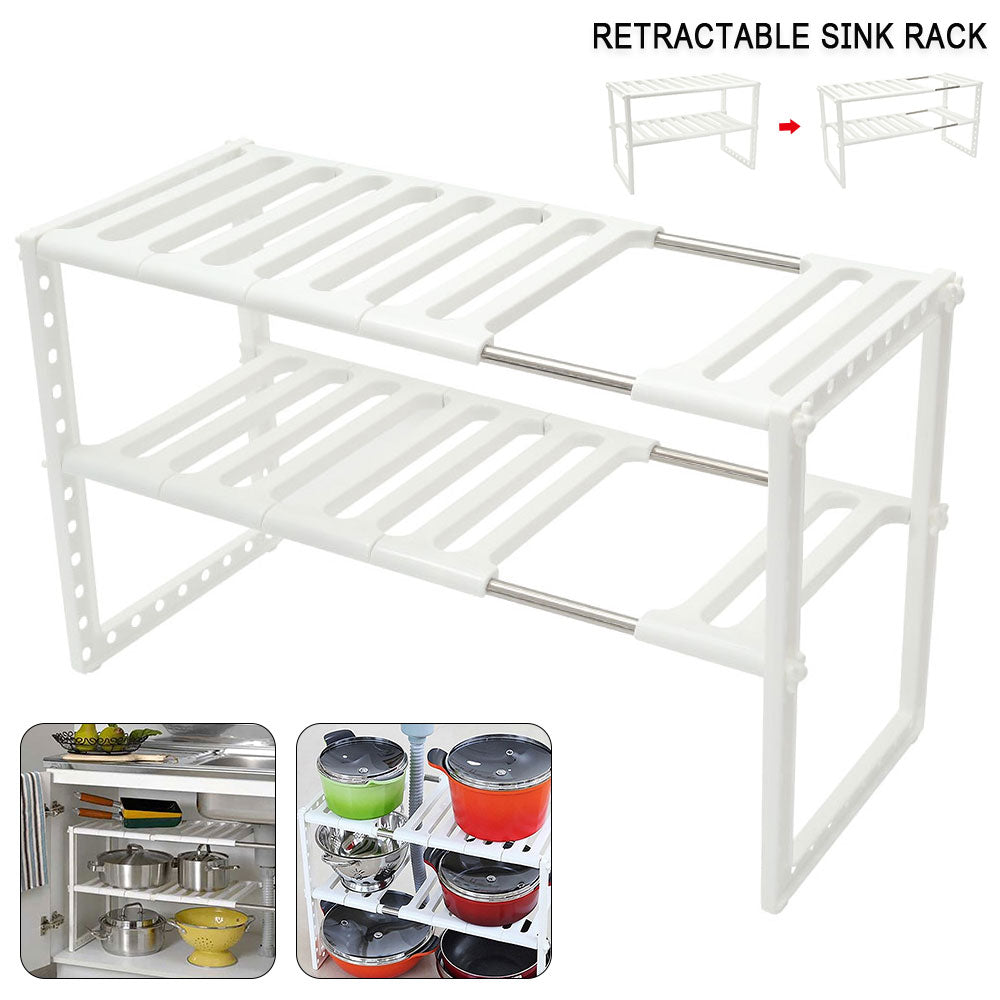 Under Sink Magic Organizer Adjustable Rack