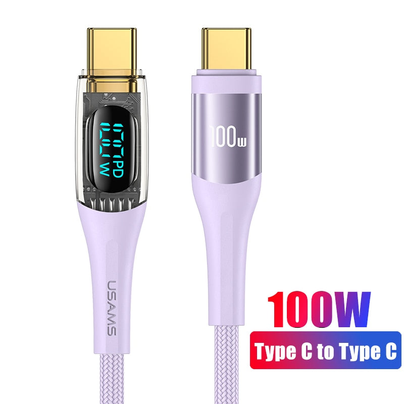 Turbo Connect Led Display Fast Phone Charging Cable