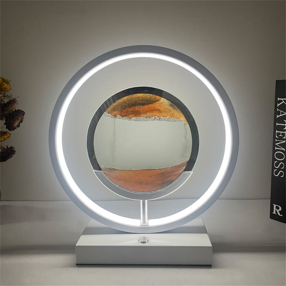 3D LED Flowing Sand Art Table Lamp - UTILITY5STORE