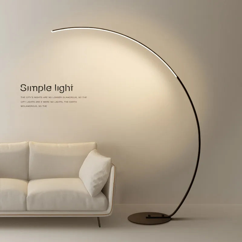 Dimmable Nordic Art Shine LED Floor Lamp